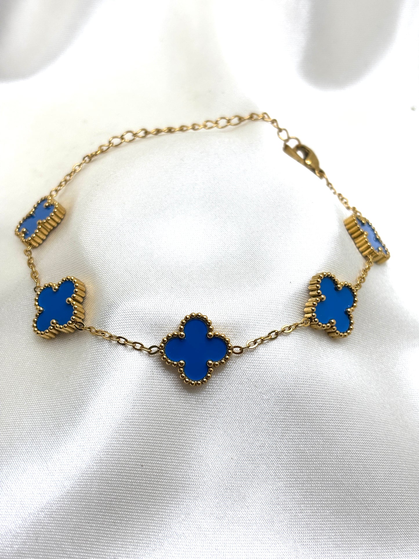 Bracelet trèfle Noir