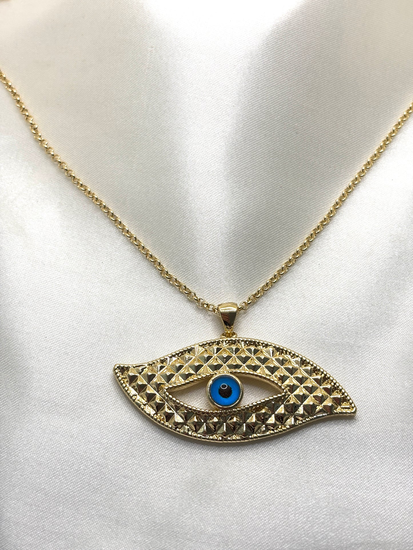 Collier Oeil Bleu