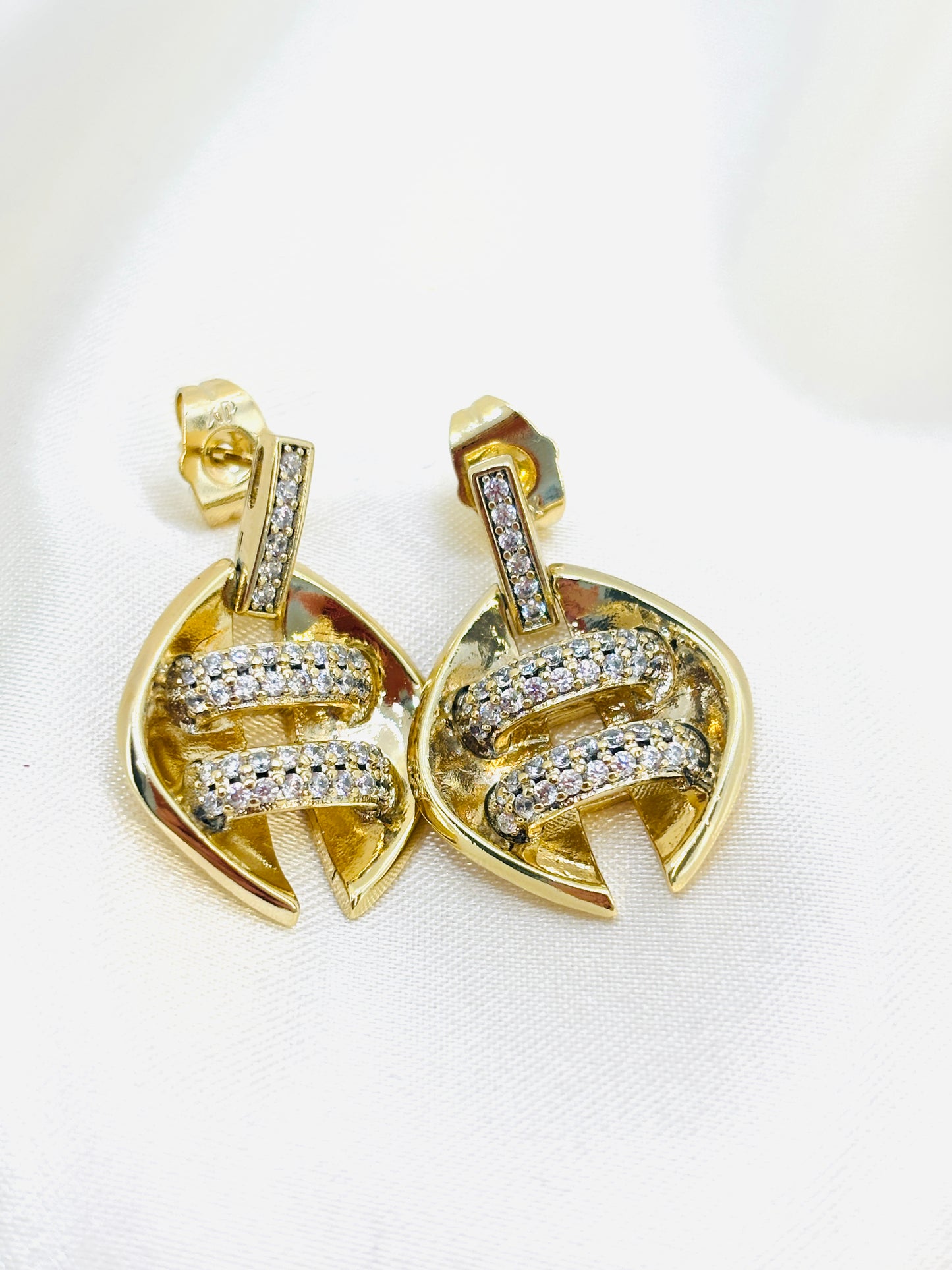 Boucles Yakouta Strass