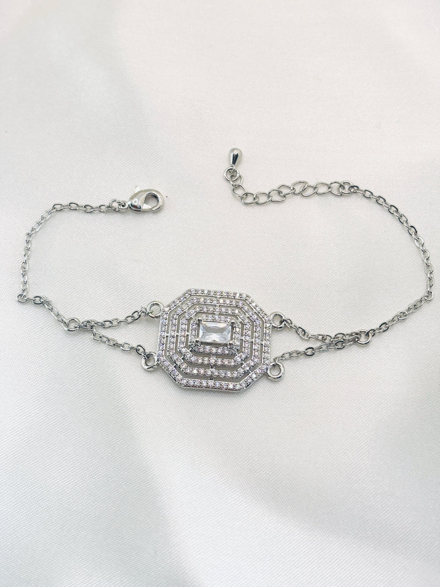 Bracelet Diamond Argent