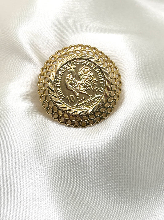 Bague Coq luxe