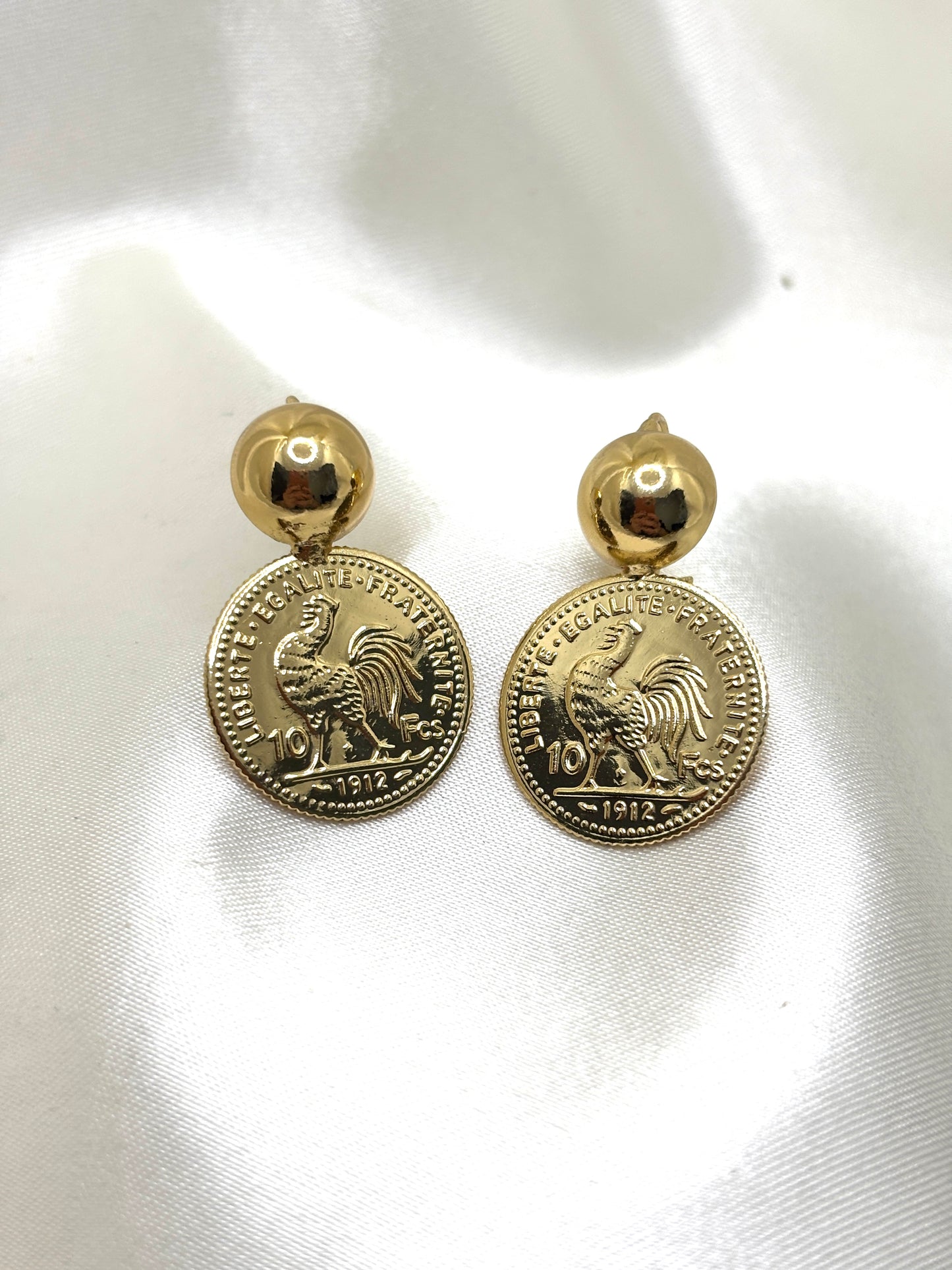 Boucles D’oreilles Coq