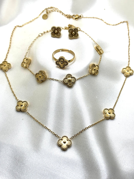 Parure Trèfle Gold