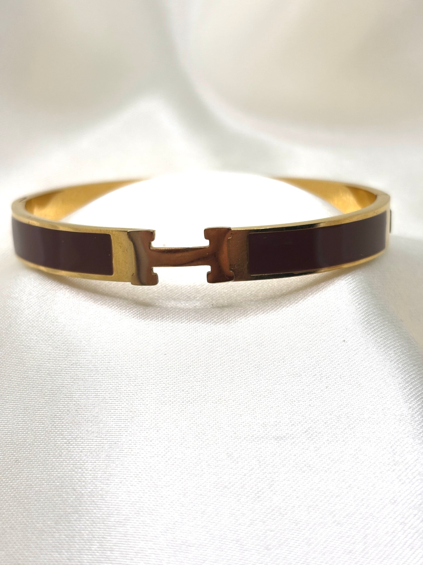 Bracelet H Marron