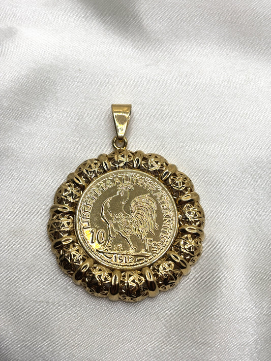 Pendentif Coq Deg