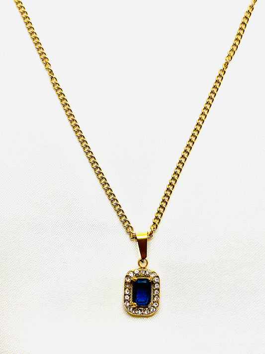 Collier Perla Bleu