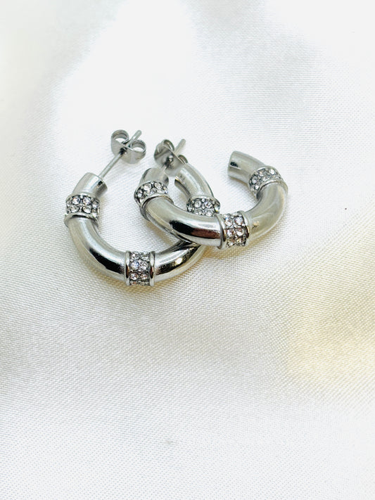 Boucles d'oreilles Zika Argenté