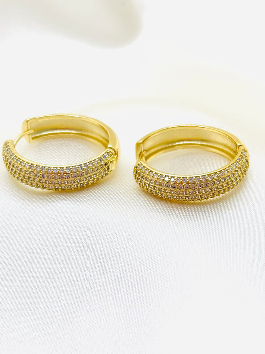 Boucles Diva Strass